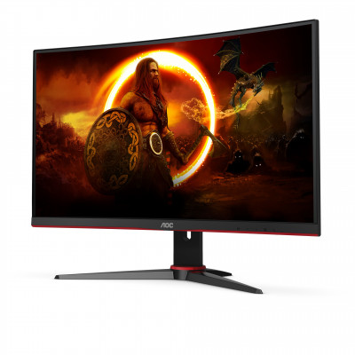 AOC G2 C24G2AE BK computer monitor 59.9 cm (23.6") 1920 x 1080 pixels Full HD LED Black, Red