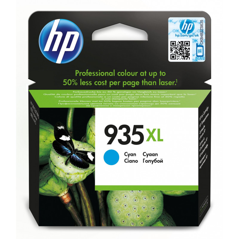 HP 935XL High Yield Cyan Original Ink Cartridge