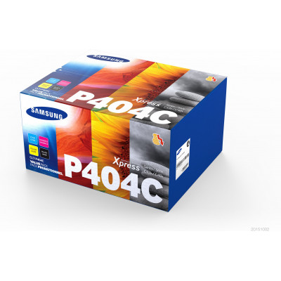 Samsung CLT-P404C 4-pack Black Cyan Magenta Yellow Toner Cartridges