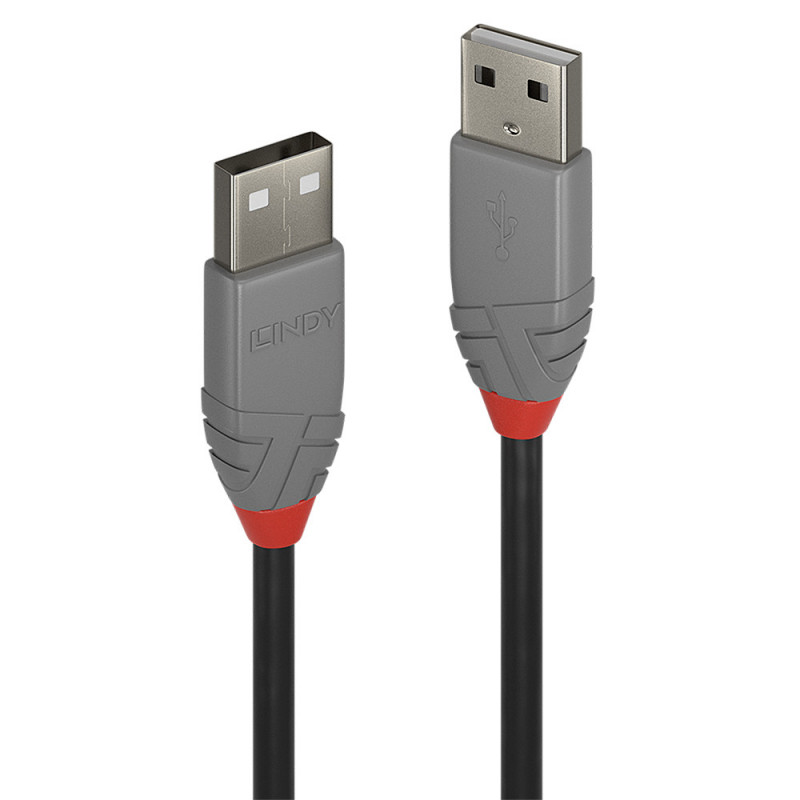 Lindy 5m USB 2.0 Type A Cable, Anthra Line
