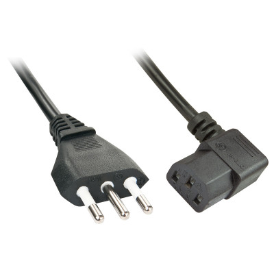 Lindy 30346 power cable Black 2 m C13 coupler