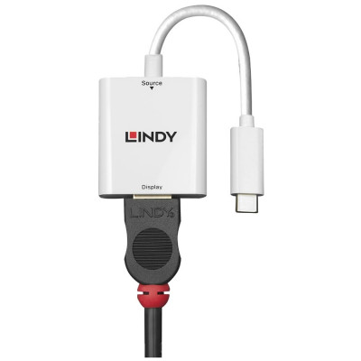 Lindy 43244 USB graphics adapter 3840 x 2160 pixels White