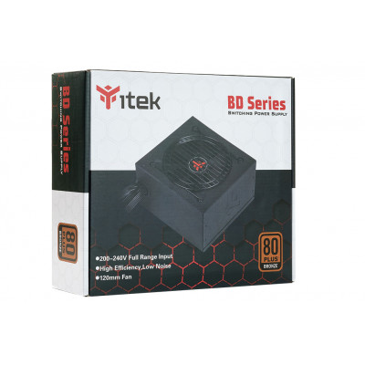 itek BD500 power supply unit 500 W 24-pin ATX ATX Black