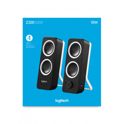 Logitech Z200 Stereo Speakers Black Wired 10 W