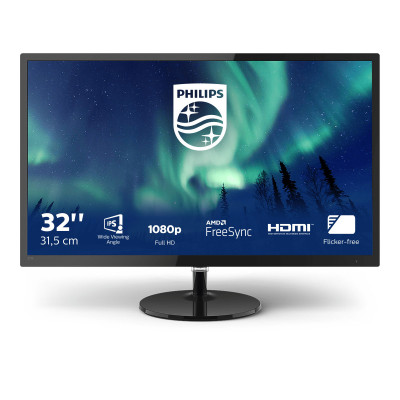 Philips E Line 327E8QJAB 00 LED display 80 cm (31.5") 1920 x 1080 pixels Full HD IPS Black