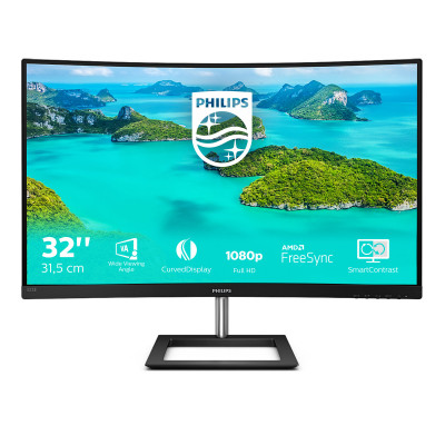 Philips E Line 322E1C 00 LED display 80 cm (31.5") 1920 x 1080 pixels Full HD LCD Black