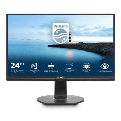 Philips B Line FHD LCD monitor with USB-C dock 241B7QUPBEB 00