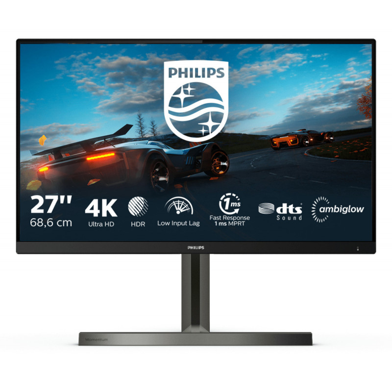 Philips Momentum 278M1R 00 LED display 68.6 cm (27") 3840 x 2160 pixels 4K Ultra HD Black