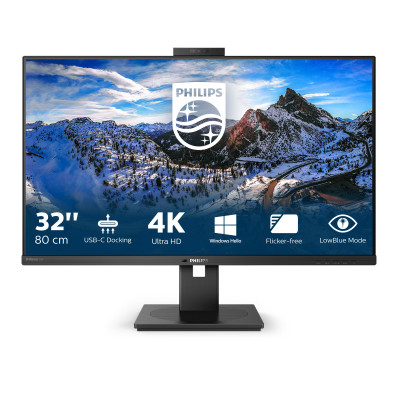 Philips P Line 329P1H 00 LED display 80 cm (31.5") 3840 x 2160 pixels 4K Ultra HD Black