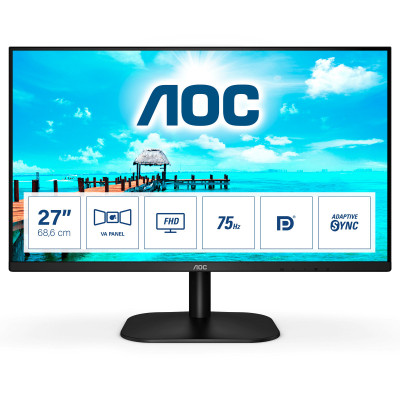 AOC B2 27B2QAM LED display 68.6 cm (27") 1920 x 1080 pixels Full HD Black