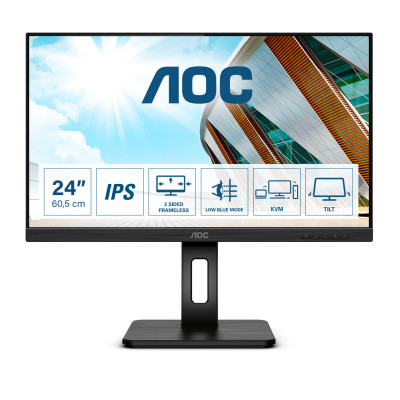 AOC P2 24P2C LED display 60.5 cm (23.8") 1920 x 1080 pixels Full HD Black
