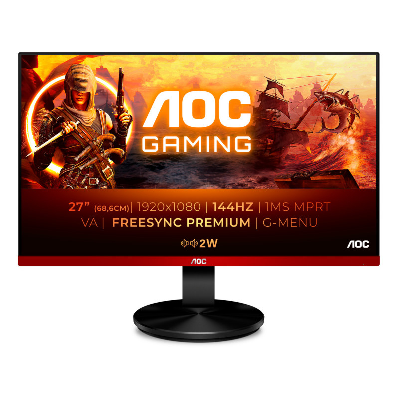 AOC 90 Series G2790VXA LED display 68.6 cm (27") 1920 x 1080 pixels Full HD Black, Red