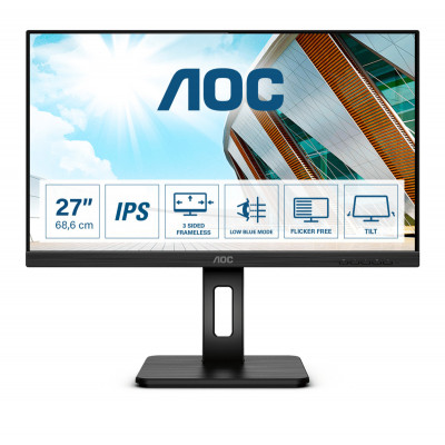 AOC P2 Q27P2Q LED display 68.6 cm (27") 2560 x 1440 pixels Quad HD Black