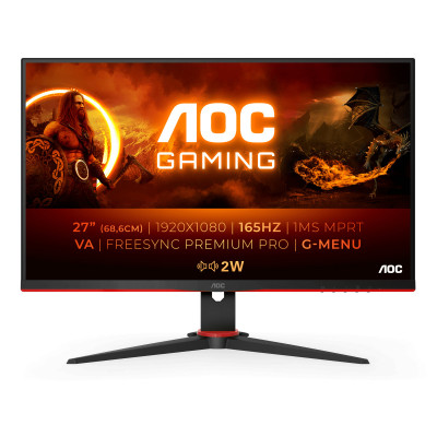 AOC 27G2SAE BK computer monitor 68.6 cm (27") 1920 x 1080 pixels Full HD LED Black, Red