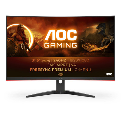 AOC G2 C32G2ZE BK computer monitor 80 cm (31.5") 1920 x 1080 pixels Full HD LED Black
