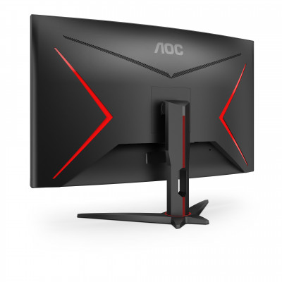 AOC G2 CQ32G2SE BK LED display 80 cm (31.5") 2560 x 1440 pixels 2K Ultra HD Black, Red