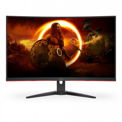 AOC G2 CQ32G2SE BK LED display 80 cm (31.5") 2560 x 1440 pixels 2K Ultra HD Black, Red