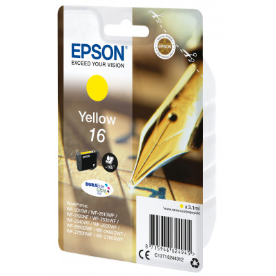 Epson Pen and crossword Singlepack Yellow 16 DURABrite Ultra Ink