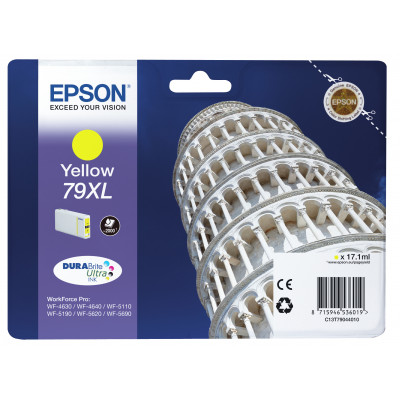 Epson Tower of Pisa Singlepack Yellow 79XL DURABrite Ultra Ink