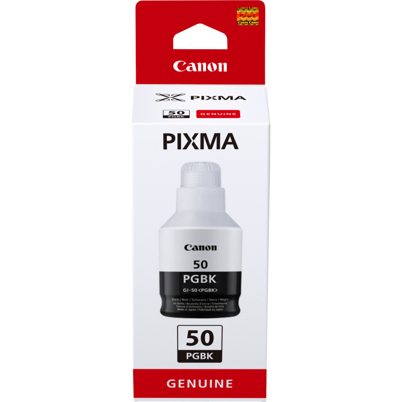 Canon GI-50 PGBK, High Yield, Ink Bottle, Black