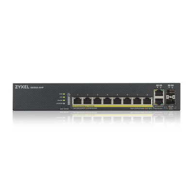 Zyxel GS1920-8HPV2 Managed Gigabit Ethernet (10 100 1000) Power over Ethernet (PoE) Black
