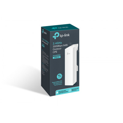 TP-LINK 2.4GHz 300Mbps 9dBi Outdoor CPE 300 Mbit s White Power over Ethernet (PoE)