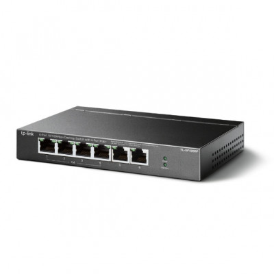 TP-LINK TL-SF1006P network switch Fast Ethernet (10 100) Power over Ethernet (PoE) Black