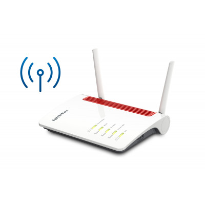 FRITZ!Box 6850 LTE wireless router Gigabit Ethernet Dual-band (2.4 GHz   5 GHz) 3G 4G Red, White