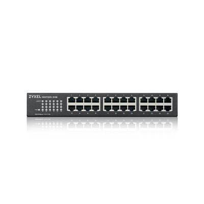 Zyxel GS1100-24E Unmanaged Gigabit Ethernet (10 100 1000) Black