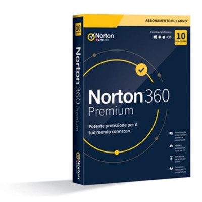 NortonLifeLock Norton 360 Premium 2020 Full license 10 license(s) 1 year(s)