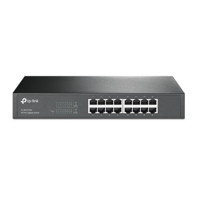 TP-LINK TL-SG1016D network switch Managed L2 Gigabit Ethernet (10 100 1000) Black