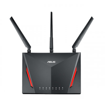 ASUS RT-AC86U wireless router Gigabit Ethernet Dual-band (2.4 GHz   5 GHz) 4G Black