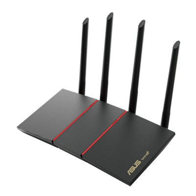 ASUS RT-AX55 wireless router Gigabit Ethernet Dual-band (2.4 GHz   5 GHz) 4G Black
