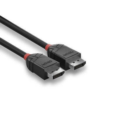 Lindy 2m DisplayPort Cable 1.2, Black Line