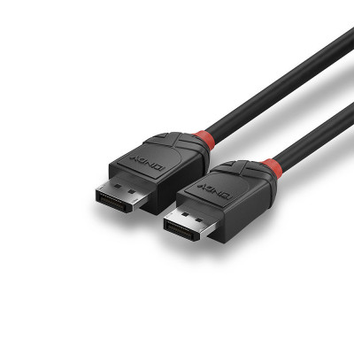 Lindy 2m DisplayPort Cable 1.2, Black Line
