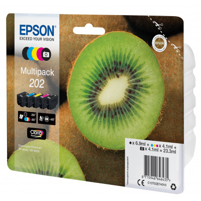 Epson Kiwi Multipack 5-colours 202 Claria Premium Ink