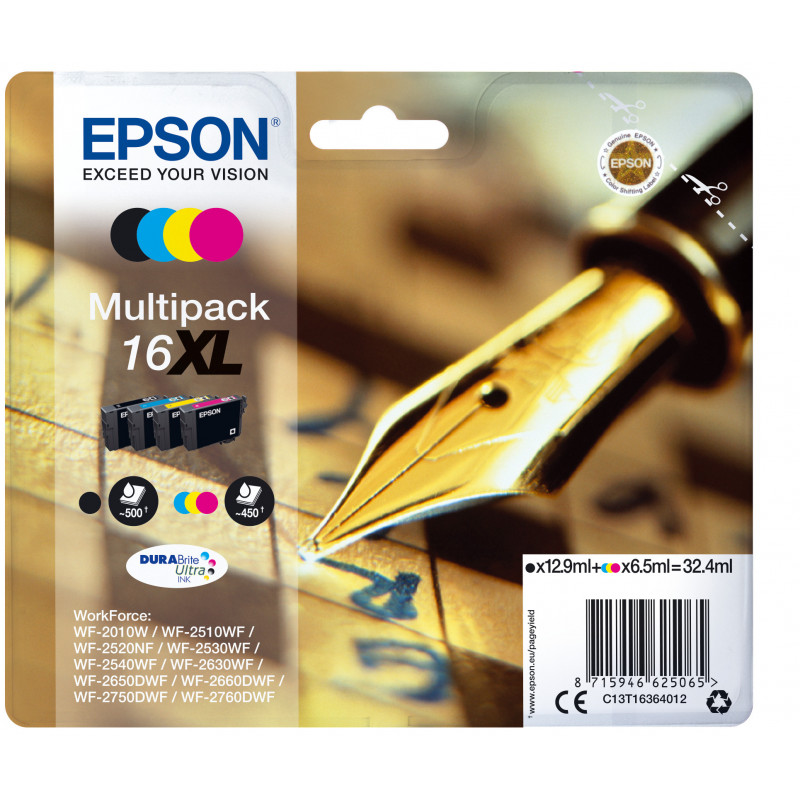 Epson Pen and crossword Multipack 4-colours 16XL DURABrite Ultra Ink