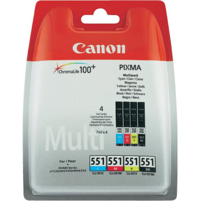 Canon Pixma iP2850 : X2 Multipack Cartouches Canon PG-545/CL-546  noir-couleurs 