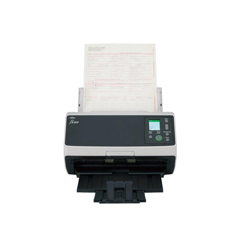 Fujitsu fi-8190 ADF + Manual feed scanner 600 x 600 DPI A4 Black, Grey