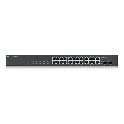 Zyxel GS-1900-24 v2 Managed L2 Gigabit Ethernet (10 100 1000) 1U Black
