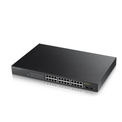 Zyxel GS1900-24HP Managed Gigabit Ethernet (10 100 1000) 1U Black