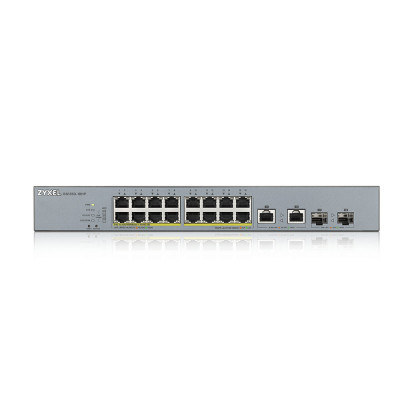 Zyxel GS1350-18HP-EU0101F network switch Managed L2 Gigabit Ethernet (10 100 1000) Power over Ethernet (PoE) Grey