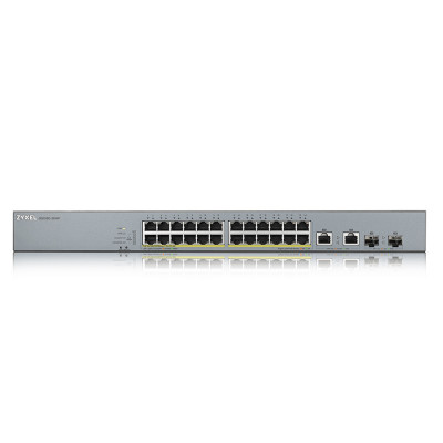 Zyxel GS1350-26HP-EU0101F network switch Managed L2 Gigabit Ethernet (10 100 1000) Power over Ethernet (PoE) Grey