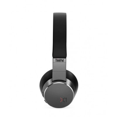 Lenovo ThinkPad X1 Headphones Wireless Head-band Calls Music Bluetooth Black, Grey, Silver