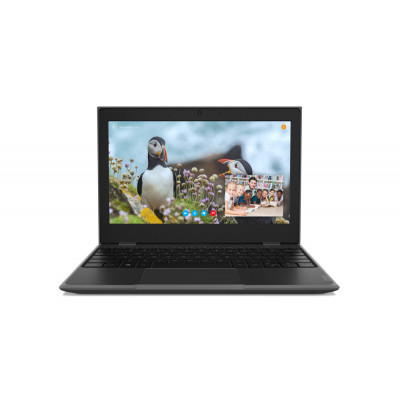 Lenovo 100e Notebook 29.5 cm (11.6") HD 4 GB DDR4-SDRAM 64 GB eMMC Wi-Fi 6 (802.11ax) Windows 10 Pro Black
