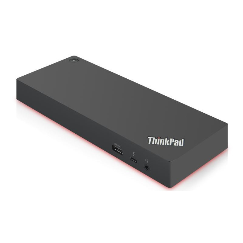 Lenovo 40AN0135EU notebook dock port replicator Wired Thunderbolt 3 Black, Red