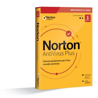 NortonLifeLock Norton AntiVirus Plus 2020 Full license 1 license(s) 1 year(s)