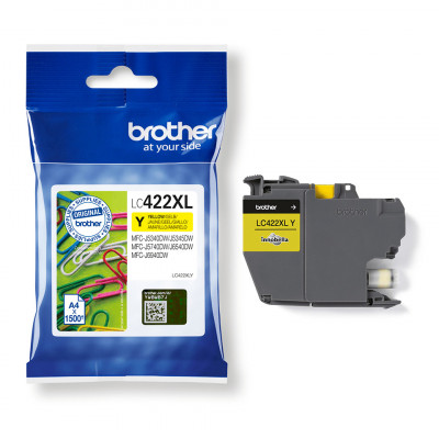 Brother LC-422XLY ink cartridge 1 pc(s) Original Yellow