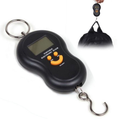 Digital Luggage Scale LCD Display 50kg/10g Accurate Portable Electronic Weighing Machine