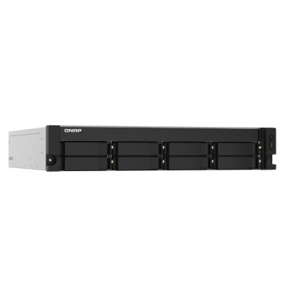 QNAP TS-832PXU NAS Rack (2U) Ethernet LAN Aluminium, Black AL324